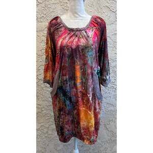 Desigual Multicolor Abstract Print Tunic Dress Size M